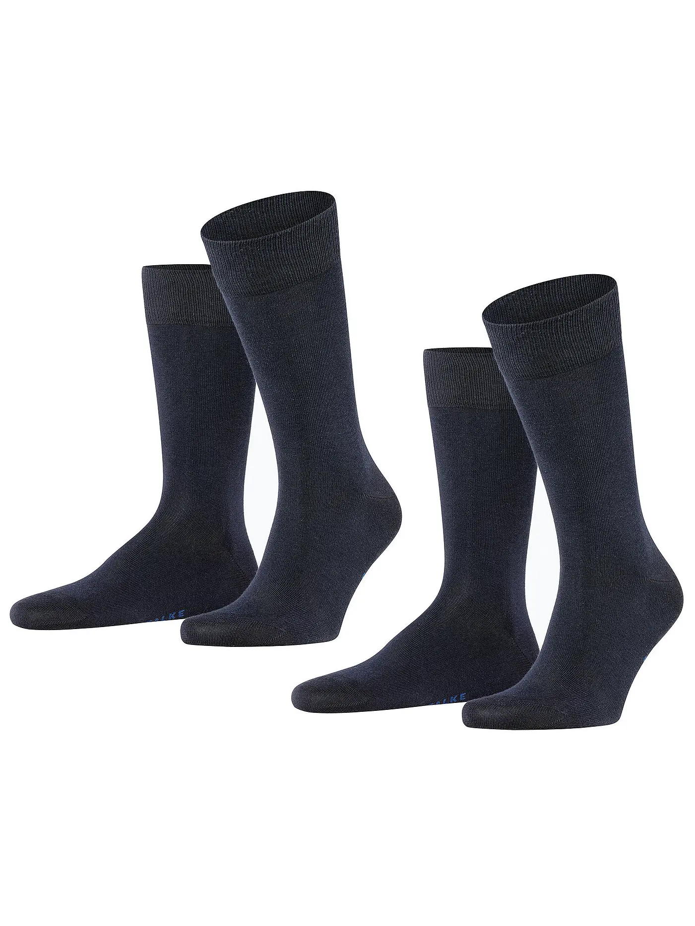 FALKE | Socken 2-er Pkg "Happy" (light greymel.) | blau